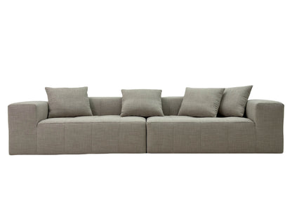 4 - Seater Compression Sofa with High - Quality Fabric, High - Elastic Sponge Inside and Quick Rebound