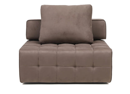 Quick - Rebounding Single - seat Compression Sofa with Backrest - High - Grade Fabric, High - Elastic Sponge