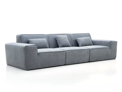 Compressible Sectional Sofa with High - Elastic Sponge: Instant Rebound, No Deformation after Long Sitting, Ideal for Living Room