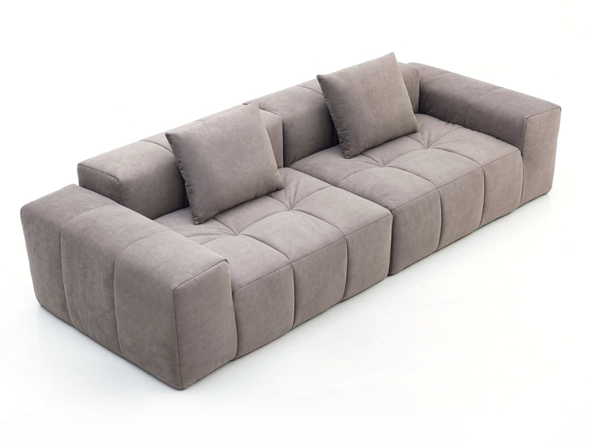 5 - Seater Combination Compression Sofa: High - Elastic Sponge Inside, Quick Rebound and Quality Fabric