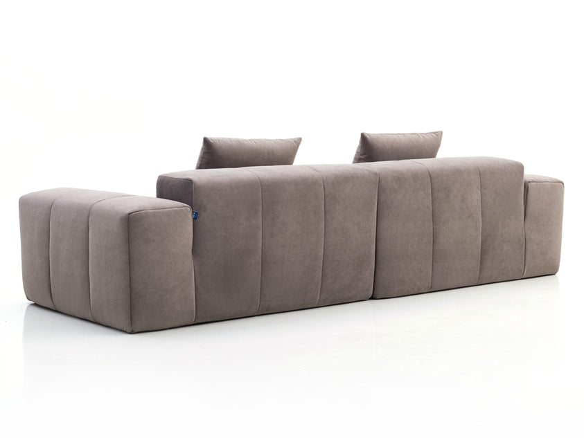 5 - Seater Combination Compression Sofa: High - Elastic Sponge Inside, Quick Rebound and Quality Fabric