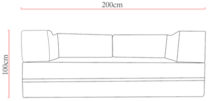 Compressible & Modular Living Room Sofa: High - Elastic Sponge, Quick Rebound, 5 - Person Capacity in Premium Imitation Leather