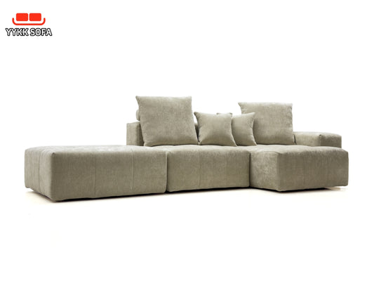 Quick - Rebounding 5 - Seater Combination Compression Sofa with Premium Fabric and High - Elastic Sponge Interior