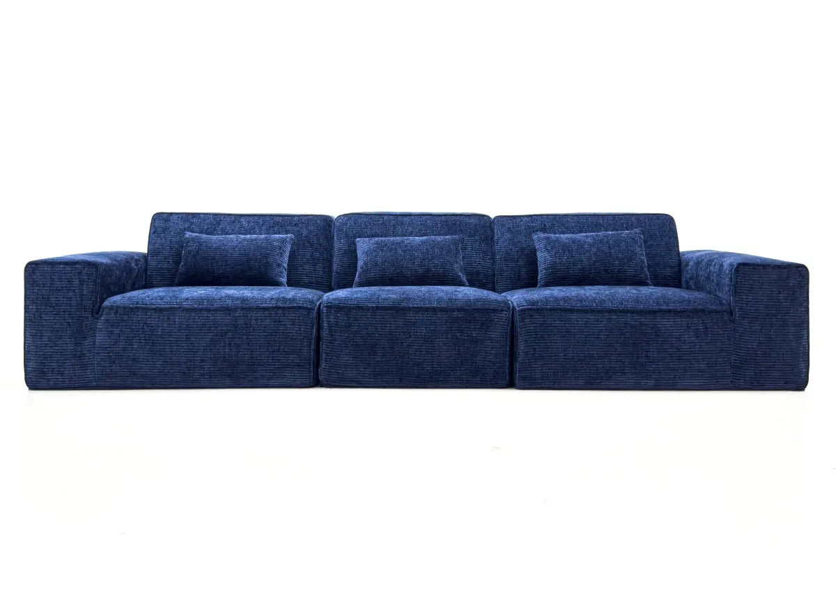 Get This Compressible Sectional Couch with Highly Elastic Sponge: Rebounds Instantly, Stays in Shape after Extended Use, Fits Living Room Well