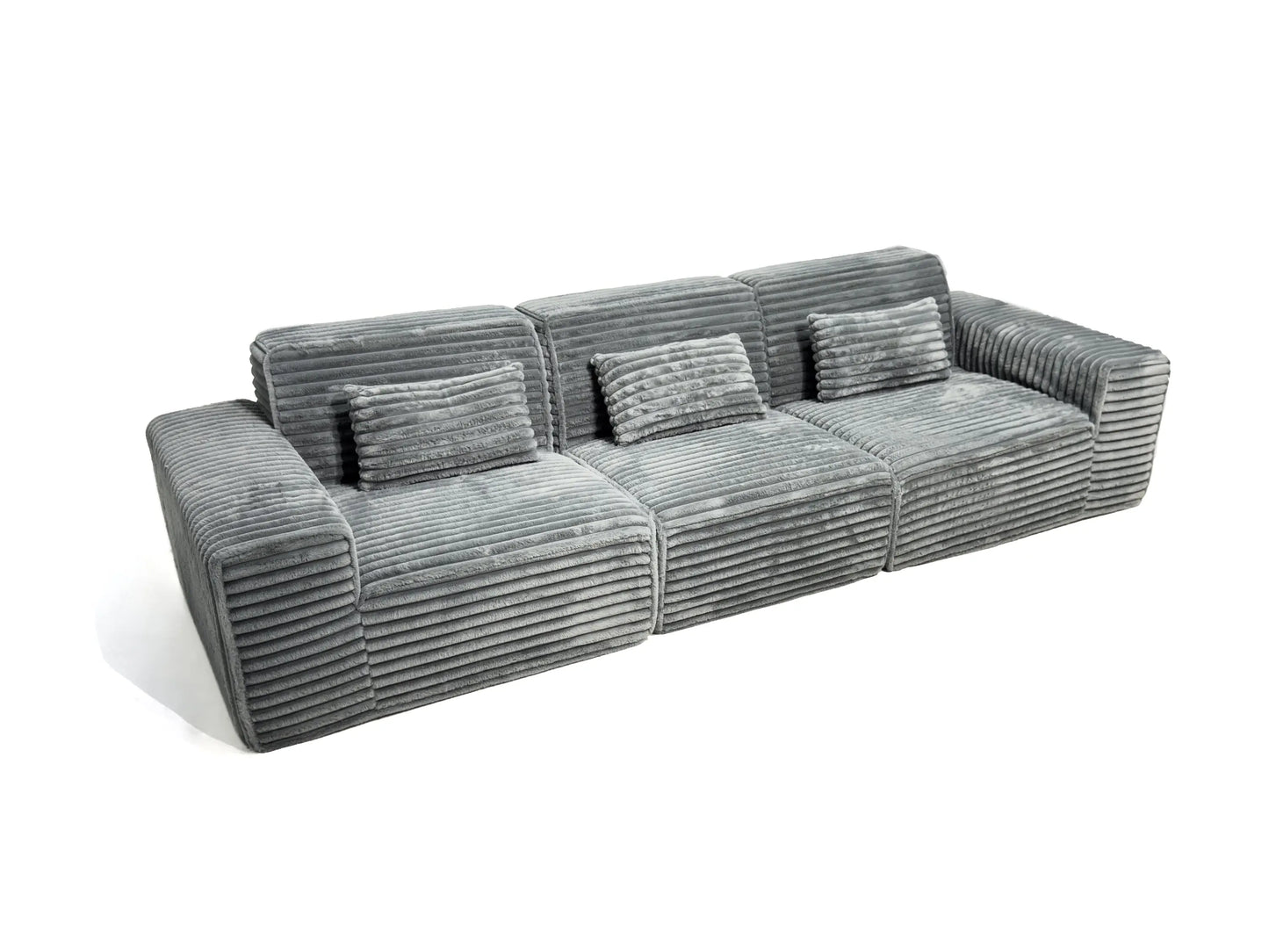 Get This Compressible Sectional Couch with Highly Elastic Sponge: Rebounds Instantly, Stays in Shape after Extended Use, Fits Living Room Well