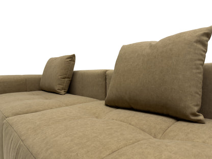 5 - Seater Combination Compression Sofa: High - Elastic Sponge Inside, Quick Rebound and Quality Fabric