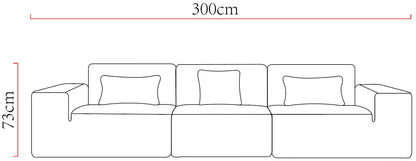 すべてスポンジ、フレーム、防水レザーを使用した自由な組み合わせのソファ：高反発スポンジが素早い反発と快適な座り心地を保証します。