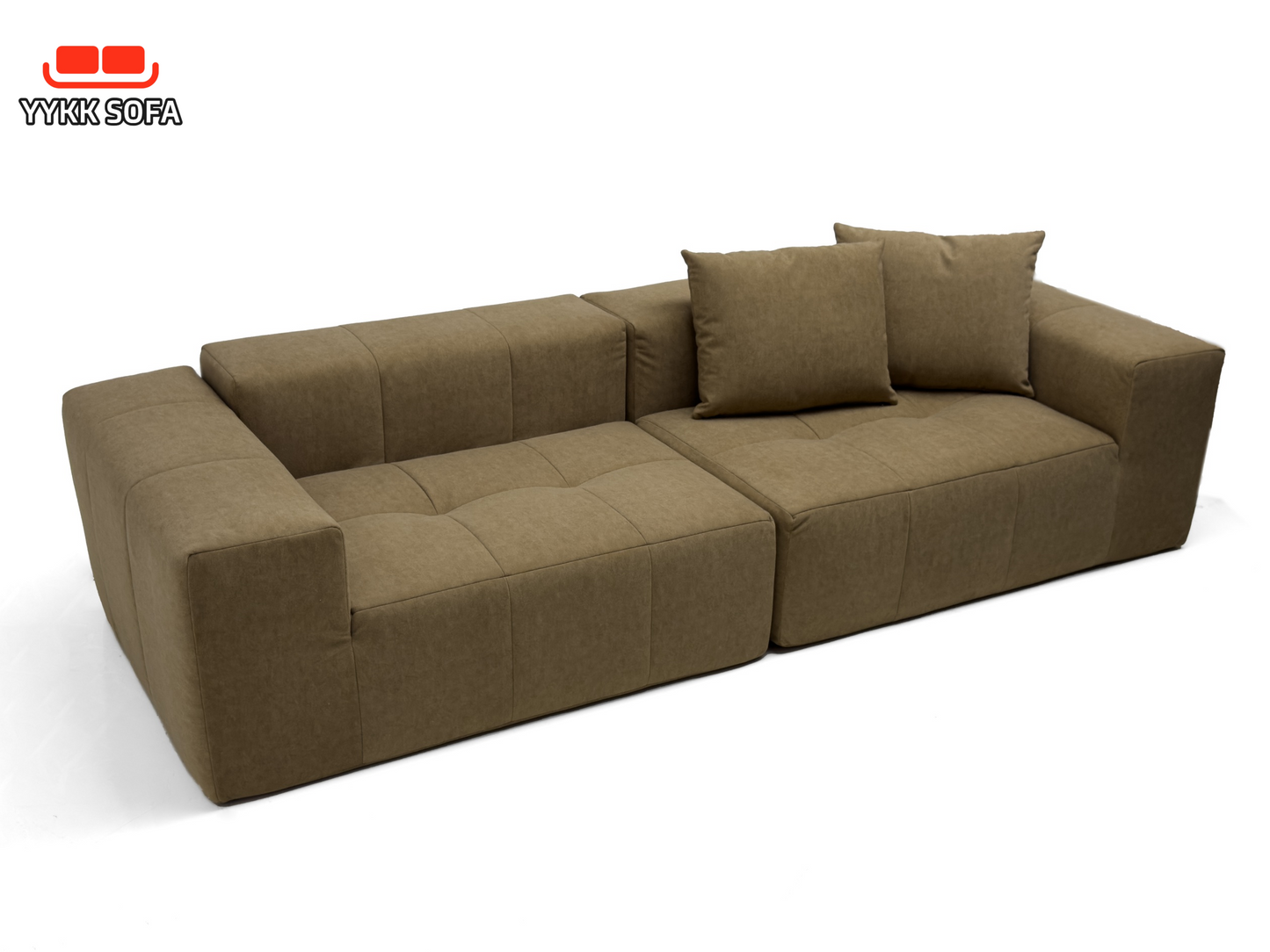 5 - Seater Combination Compression Sofa: High - Elastic Sponge Inside, Quick Rebound and Quality Fabric