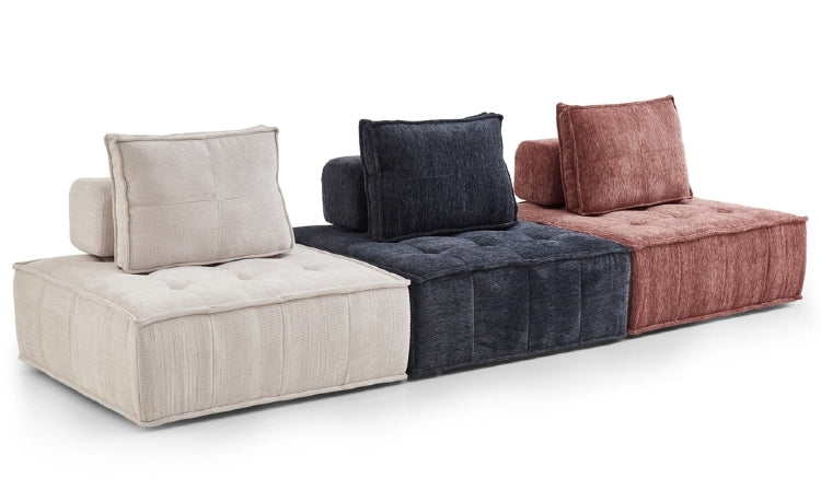 Single - seat Compression Sofa with Backrest: High - Quality Fabric, High - Elastic Sponge, Quick Rebound & Combinable