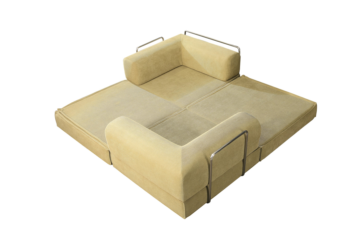 Transformable Mattress Combo Sofa Bed, All-Sponge, Frame-Free: Cozy and Versatile for Your Space