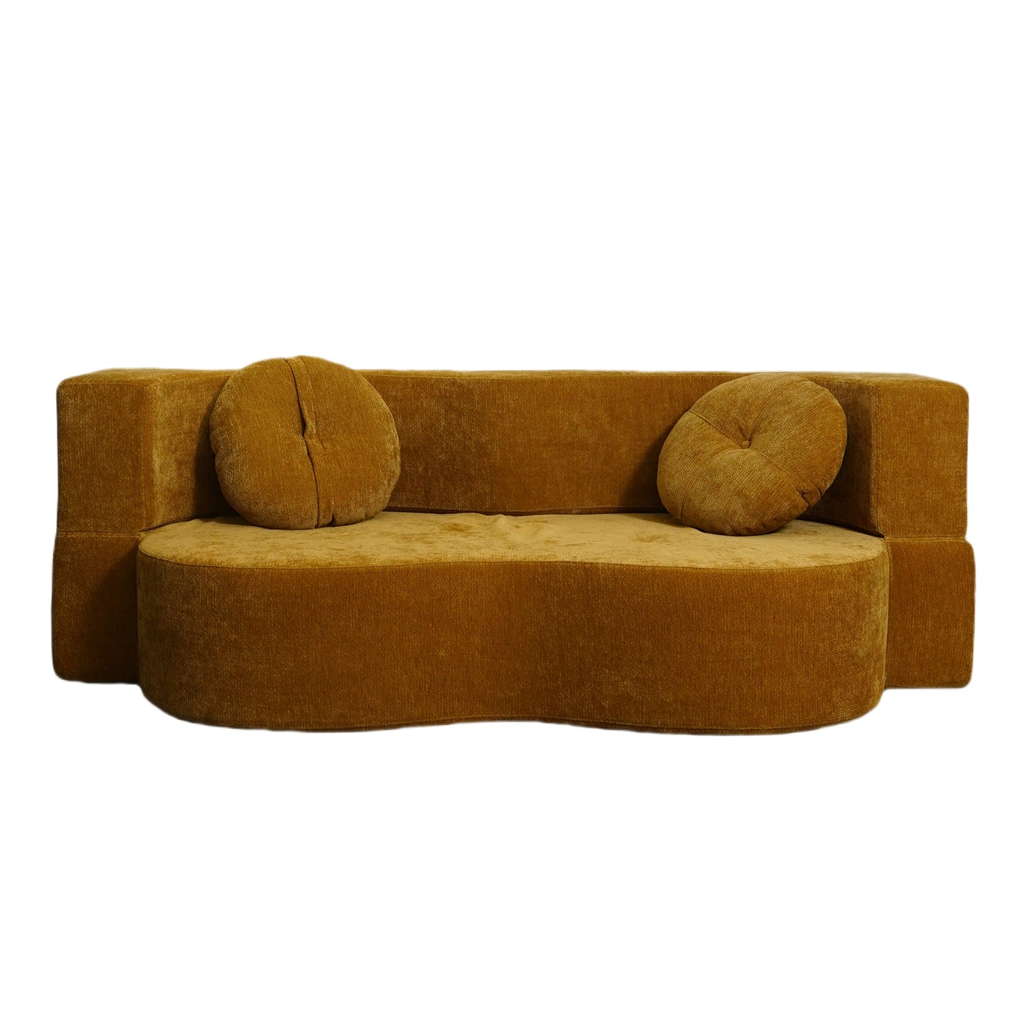 Double Compression Sofa: High - Elastic, Boneless, and Easily Converts to a Comfortable Double Bed