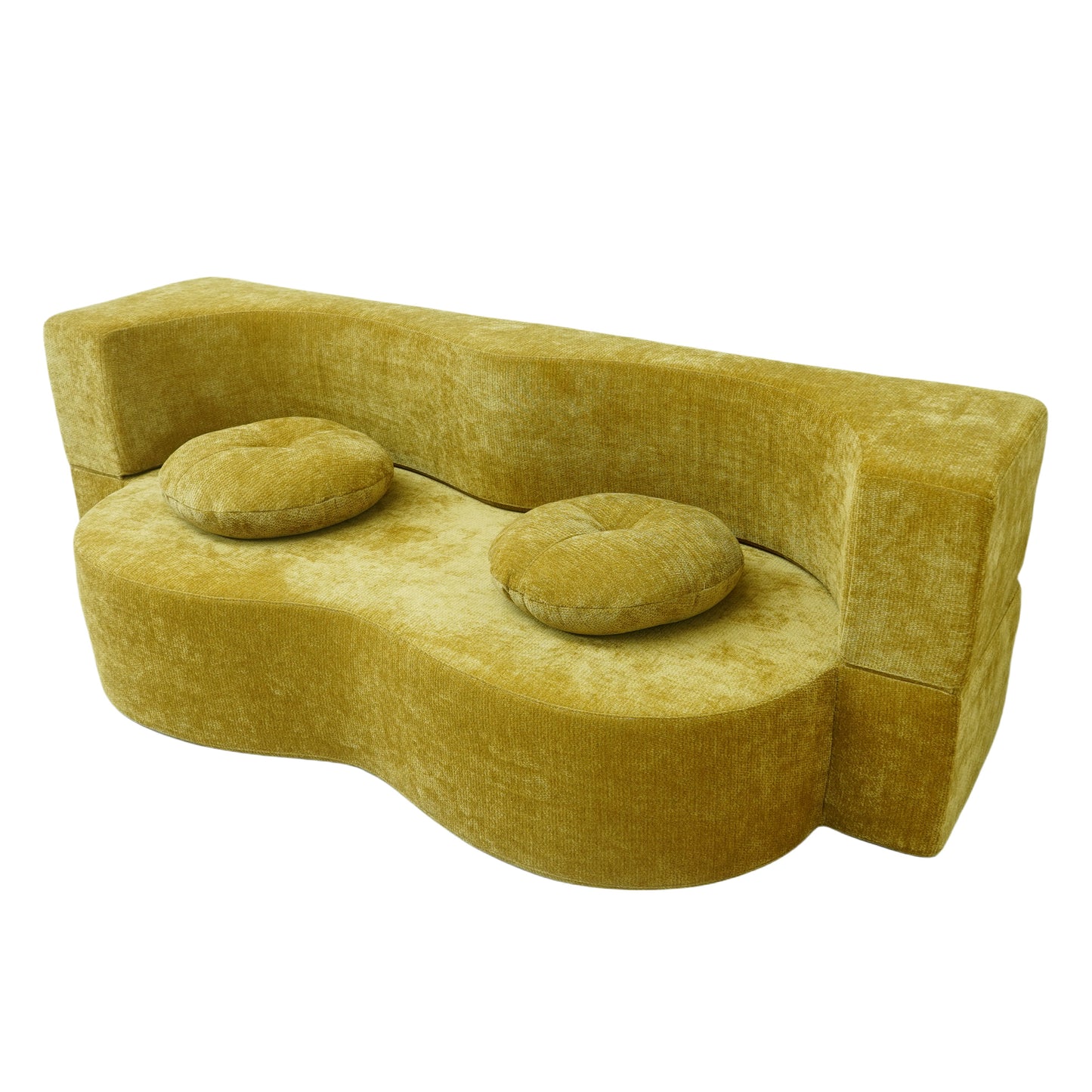 Double Compression Sofa: High - Elastic, Boneless, and Easily Converts to a Comfortable Double Bed