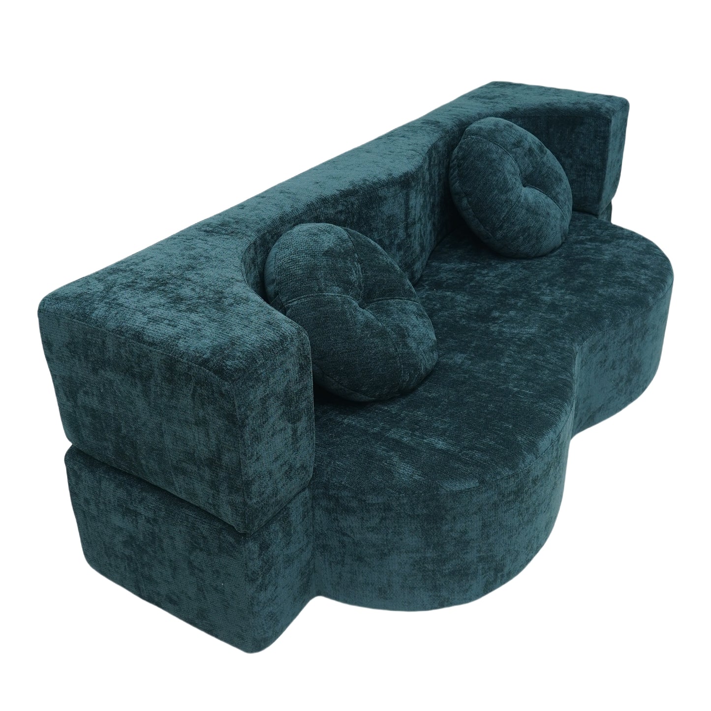 Double Compression Sofa: High - Elastic, Boneless, and Easily Converts to a Comfortable Double Bed