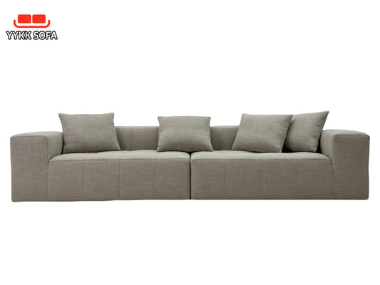 4 - Seater Compression Sofa with High - Quality Fabric, High - Elastic Sponge Inside and Quick Rebound