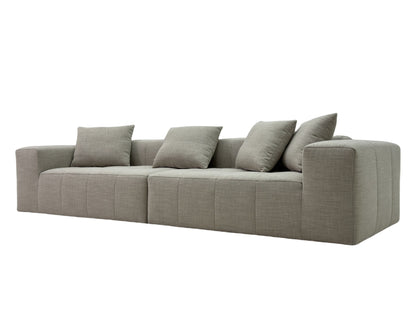 4 - Seater Compression Sofa with High - Quality Fabric, High - Elastic Sponge Inside and Quick Rebound