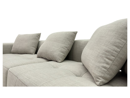 4 - Seater Compression Sofa with High - Quality Fabric, High - Elastic Sponge Inside and Quick Rebound