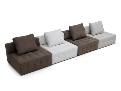 Quick - Rebounding Single - seat Compression Sofa with Backrest - High - Grade Fabric, High - Elastic Sponge